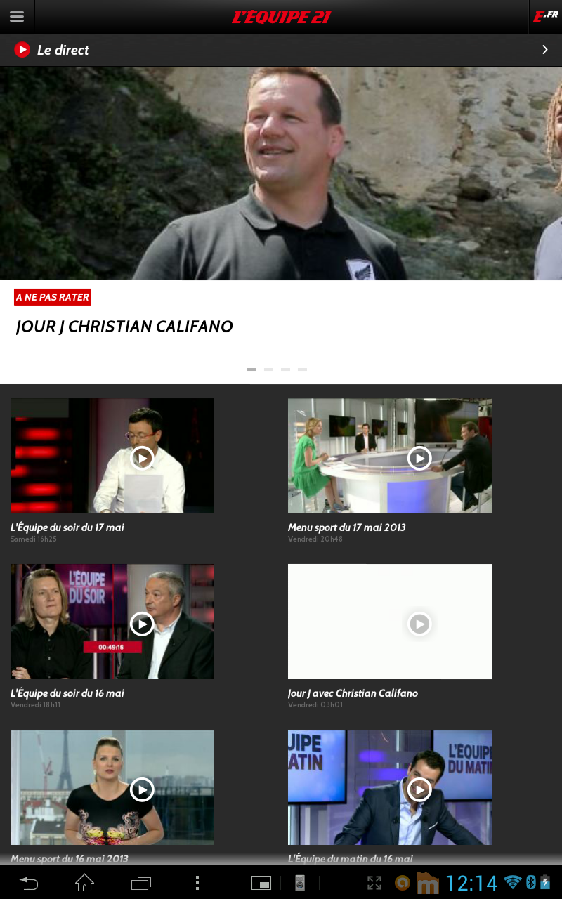 L'Equipe 21 pour Android