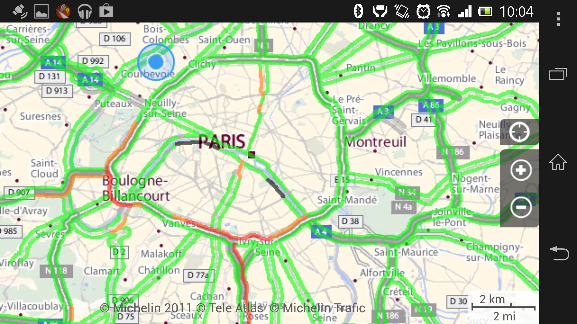 Michelin Trafic pour Android