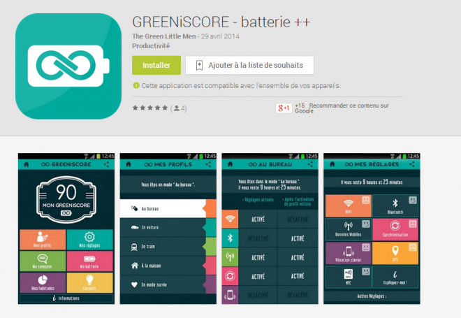 Greeniscore - Android