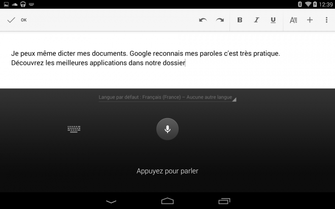 Google Docs pour Android