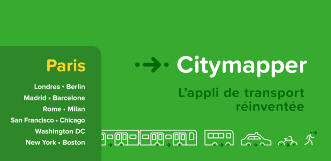Citymapper l'application indispensable pour les déplacements à Paris