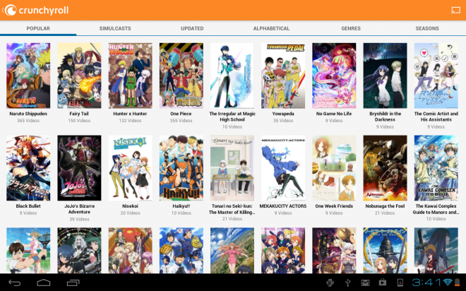 Appli Crunchyroll