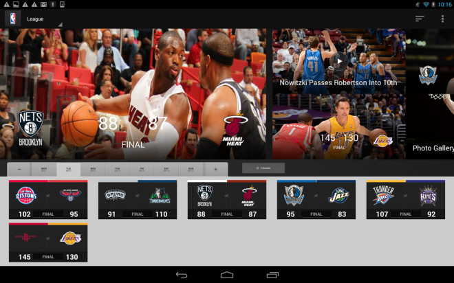 Matchs de la NBA sur smartphone, tablette ou TV