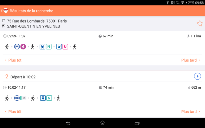 Moovit un compagnon pour les transports multi-modaux