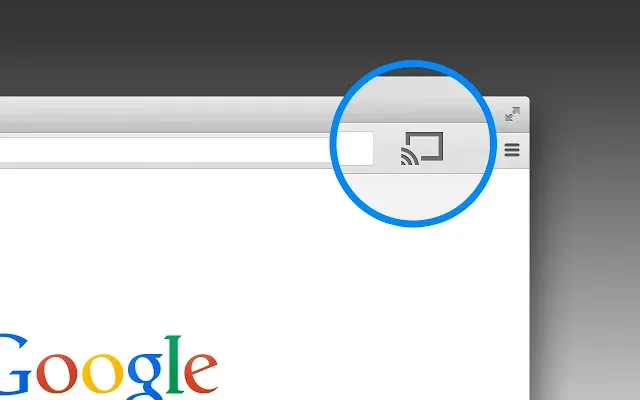 Extension Google Cast pour Chrome