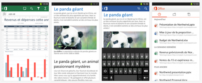 Office Mobile (Android, iOS, Windows Phone)