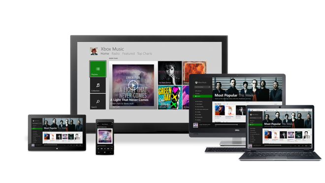 XBox Music (Android, Windows Phone, iOS, Web)