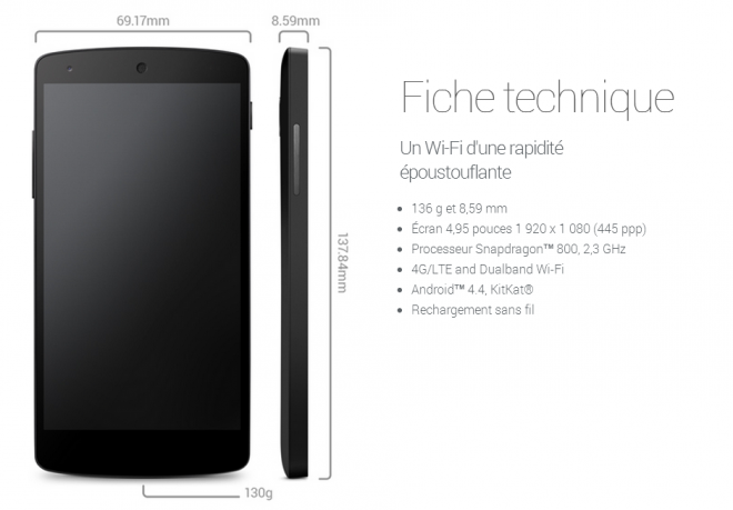 Google LG Nexus 5